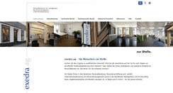 Desktop Screenshot of exedra.ch