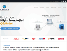 Tablet Screenshot of exedra.com.tr